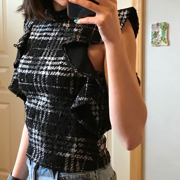 TFNC London Black & Silver blouse - Picture 7 of 8